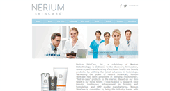 Desktop Screenshot of neriumskin.com